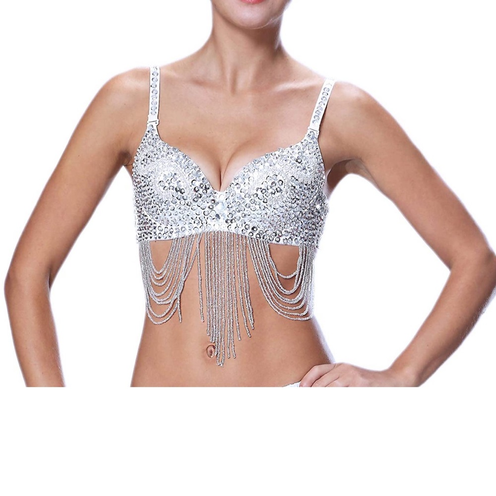 Beaded bra